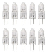 10 x G4 Halogenlampa 10W Varmvit