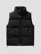 Höst och Vinter Ny Herr Koreansk Version Slim-fit Ståkrage Förtjockad Väst Varm Jacka Herr XXXXL svart