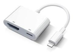 Gäller Apple Lightning Digital Av-adapter Lightning till HDMI-adapter Apple Mfi-certifierad HDMI-kabelkontakt 1080p Synkronisera skärm till TV/hdtv/monit