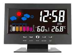 Digital LED-klocka, Alarm, Temperatur och Datum