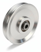 Linhjul / Trissa Aluminium, PRO, 10x110 mm