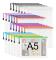 A5 plastfickor med dragkedja - 24 st A5 nätfickor med dragkedja i plast, dokumentfickor med dragkedja, reseförvaringsfickor för kontorsmaterial 12 Colours 24 PCS A5