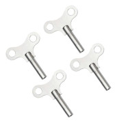 Metallnycklar för klockuppdragning för klockunderhåll, silver, klockverktyg designade för individer och proffs (FMY) Silver 5.20X5.20X0.80CM