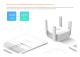 1200Mbps Kraftfull WiFi-repeater, Kraftfull WiFi-förstärkare, Dual Ba