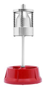 Bilhjulbalanserare/däckbalanserare - Portabel navbalanserare - 61 × 29,2 cm - För 2,5–10,2 cm nav - Röd