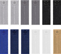Elastisk Midjebandsförlängare med Hål, 12-pack 12-Pack