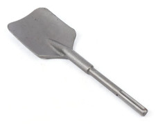 Spadmejsel - För bilningshammare - Lerspade för grävning & schaktning - 40 x 13 cm - Med förvaringsväska - Silver