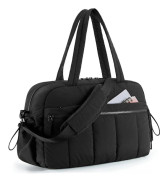 BAGSMART Gymväska för kvinnor, Duffelväska för resor med våtficka, Lätt kabinväska Weekender Duffel, Vattenavvisande