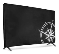 Kwmobile - 52797.07 - Skärmförsäljning kompatibel med 43'' TV - Skydd för TV-skärm - Vit-Svart