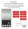 Mini Digital Fickvåg Hög Precision LCD Bakgrundsbelysning Smyckesvåg 200g/0.01g
