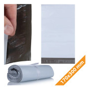 Foliopak Vit 170 x 300 mm – Vattentät och Rivtålig | 100 Stycken | Självhäftande Förslutning