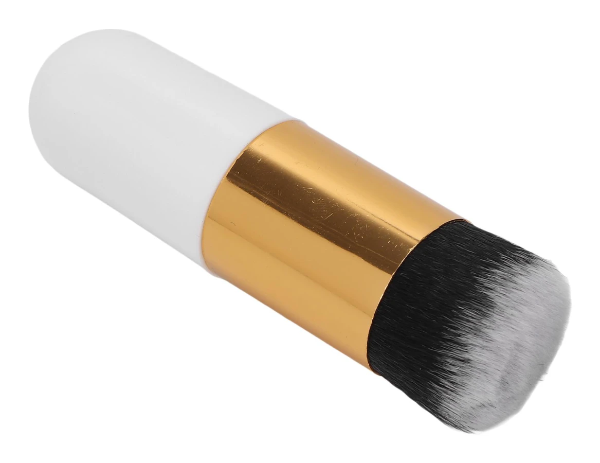 Foundation Makeup Brush Professionell Kosmetisk Flytande Blandning Rouge Flytande Puderborste för Daglig vitguld färg