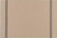 DUKSET 30 x 45 CM PVC+METALLTRÅDAR GOLDIRA TAUPE/GULD