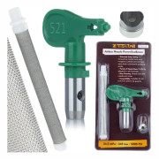 Högtryckssprutmunstycke PowerXcellence 521 – 25 Cm Sprutbredd | Filter 60 Mesh | Kompatibel med Graco, Wagner, Titan