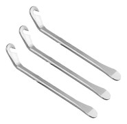 3 Stycken Däckjärn Cykel Däckjärn Verktyg för Däckbyte Cykel Däckborttagningsverktyg Däcksked Järn Verktyg för Däckbyte, Silver