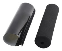 Round Motorcycle Crossbar Handlebar Pad Protector for Motocross Dirt Bike ATV Quad Black