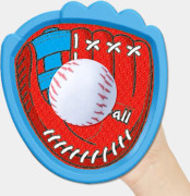 Glow Soft Baseboll Set - 6-Pack Ljusmålbollar för Campingspel & Utomhus Familjekul