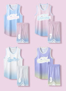 Basketdräkt Damkostym Linne Ärmlös laguniform no number 5XL#90-97.5kg