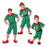 Tomte-dräktset för barn, jultomtens hjälpreda, dräkt, cosplay, festkläder Boy 150cm