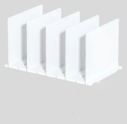 Förvaringspartition Hyllavdelare WHITE L White L