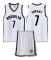 Mordely #7 Kevin Durant Baskettröja Set Nets Uniform för Barn Vuxna - Vit 30 (155-160CM)