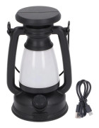 LED Vintage Lantern Stepless Dimmable Portable Multifunctional Decorative Lamp for Indoor Outdoor Camping Garden S