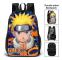 Naruto Double-faced School Backpack Black E