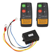 24v 50ft Auto Trådlös Konsol Vinsch Fjärrkontroll Bil Manuell Sändare Knapp Konsol För Bil A