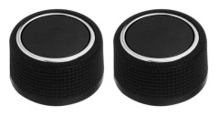 Lättinstallerad Luftkonditionering & Radio Justeringsratt Plast Volymkontrollratt Fordons Stereo Ersättningsratt för Bil