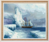 Broderikit Golden Fleece "Isberg" 56.5x46.5 cm