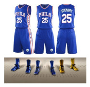 Vuxen baskettröja för barn Simnon #25 tröja T-shirt set L
