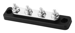 4-bultar samlingsskena Elektrisk plintkopplingsblock 100A AC 300V DC 48V