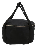 Camping Pot Storage Bag Rese Bärbar Dammtät Gjutjärn Pan Kaminer Bärväska för PicnicBlack