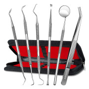 Tandpetare Tandrengöringsverktyg Hygienkit, Plackborttagare för tänder, (6-delars set)