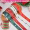 Julband Vackra julgransdekorationsband DIY-inslagningshantverk för julfestdekoration G