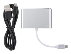 Lightning till HDMI+VGA+Audio HUB Adapter Converter För iPhone5/5S 6/6S 6plus 6splus 7/ipad4/ipad