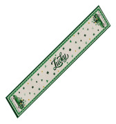Grön Lyckoklöver St. Patrick's Day Bordlöpare, för inomhus- och utomhusfestbordsdekoration (13 x 72 tum)