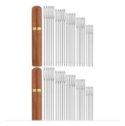 2 Set nålar nålträdare för handsömnad
