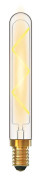 Klassisk Deco LED 185mm Rörformad E14 Dimbar 4w 2700k Varmvit, 300lm, Klart Glas