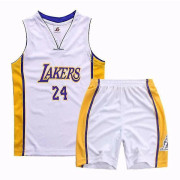Kids Unisex Basket Training Suit Kits Väst Skjorta + Shorts Sets_s