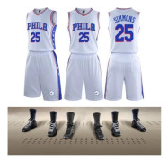 Barn och vuxen basketbollströja Simnon #25 tröja T-shirt set Children (120-130cm)