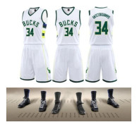 #Nba 22/23 Bucks 23 Jersey Barn Jersey Set för barn och vuxna Children (75-90cm)