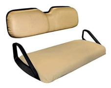1 set Golfbil Tan Framstol Bottenöverdrag Ryggstöd För 1994-2014 71602-g04, 71753-g04