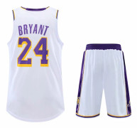 #24 Kobe Bryant Basketboll Kit Lakers Ungdomströja Children (90-100cm)