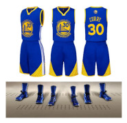 NBA 22/23 Warriors # 30 Sleeveless Sweatshirt Barn Tröja Set för Barn och Vuxna Children (75-90cm)