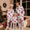 Familj Jul Pyjamas Matchande Set Siden Casual Matchande Set för Familj Mother XXXL