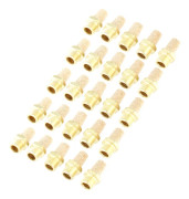 25 st/set G1/8 utvändig gänga pneumatisk luftavgasljudfilter ljuddämpare