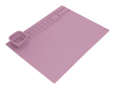 Rosa DIY Silikonkonstmatta för Pojkar Flickor Odla Talang Lätt att Torka Målningar
