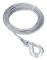 Vinsch vajer 4mmx12m kabel 2000LBS styrka rostfritt stål galvaniserat utbyte