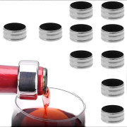 (10 st) Vinring Rostfritt stål Droppring Vintillbehör Vinflasktillbehör Droppstopp